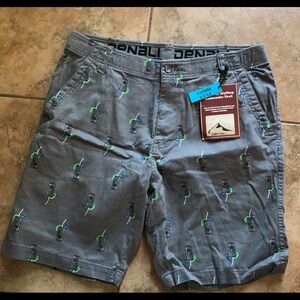 Men’s Denali Tiki Drink Stretch Shorts 36 New NWT